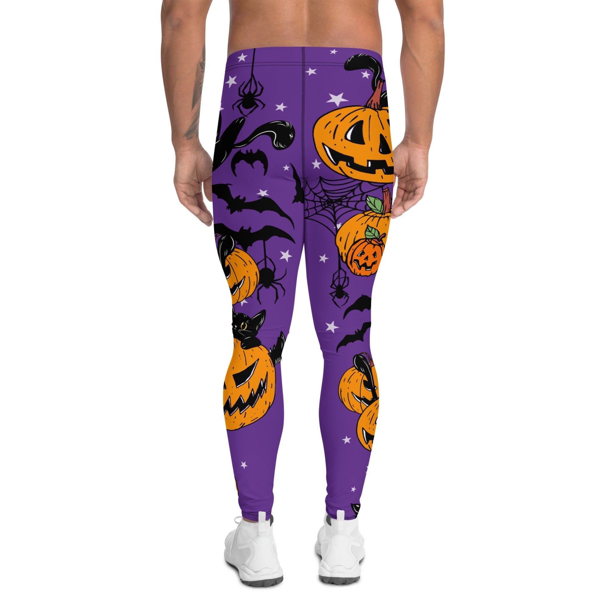 Kitty Loves Halloween Men's Leggings
