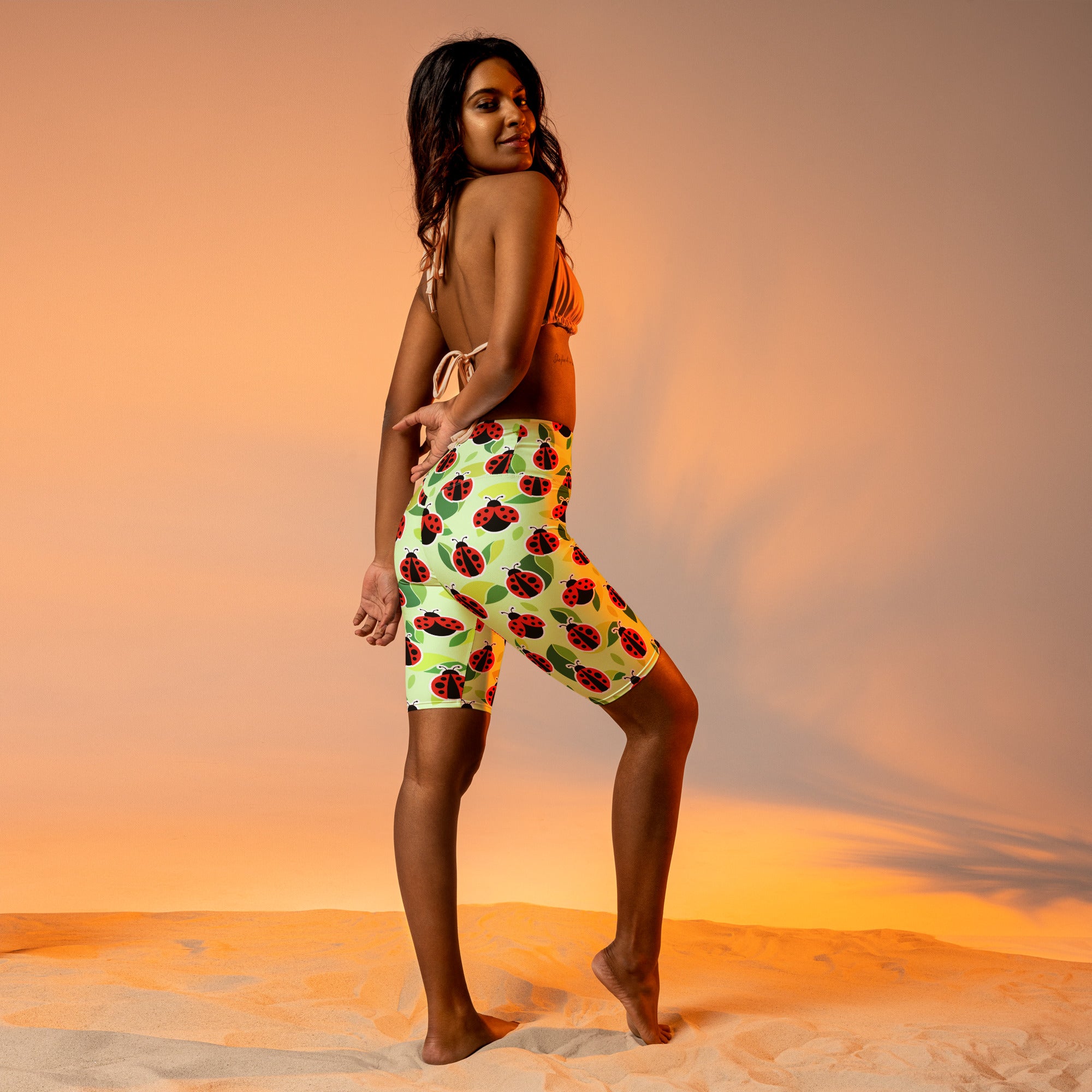 Ladybugs Biker Shorts