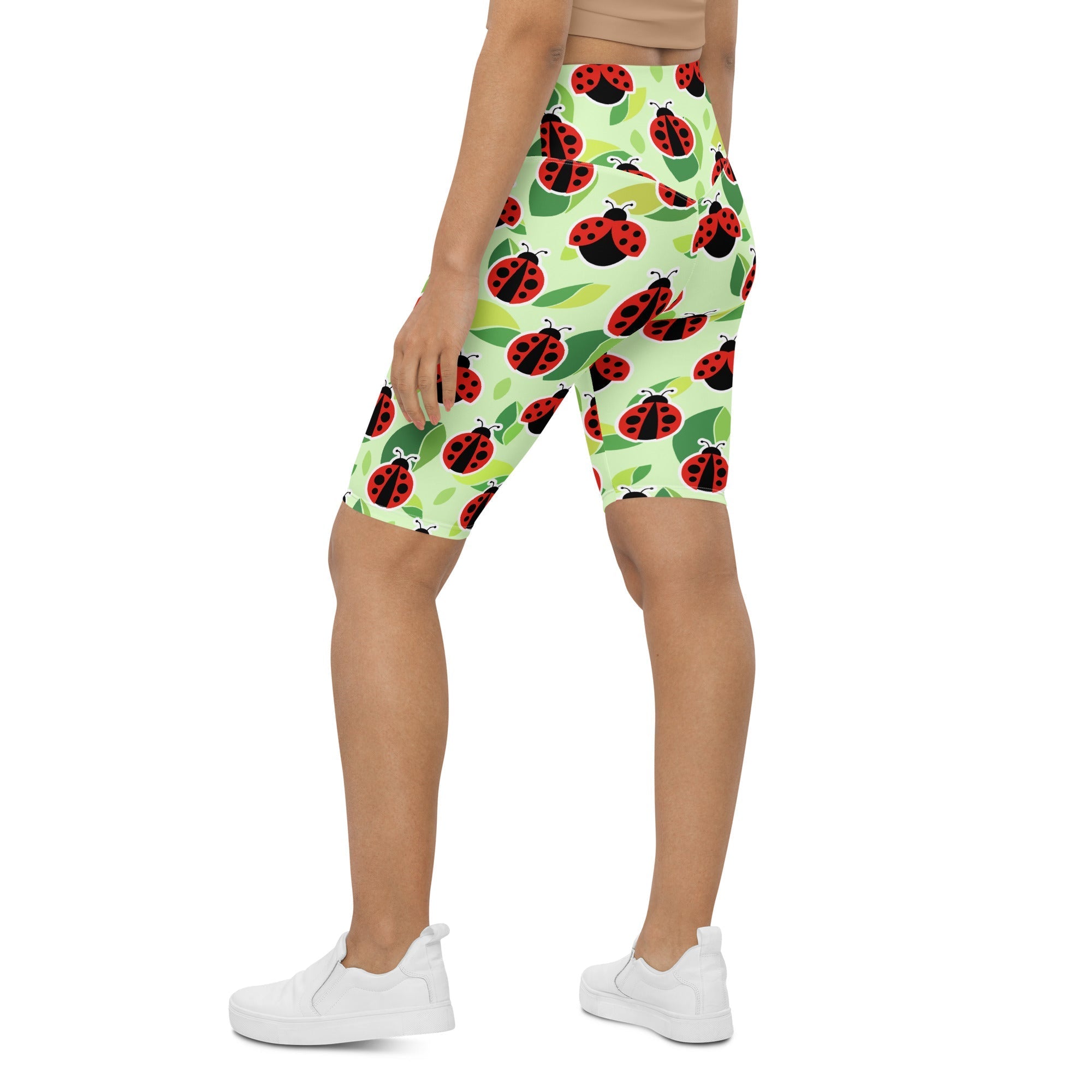 Ladybugs Biker Shorts