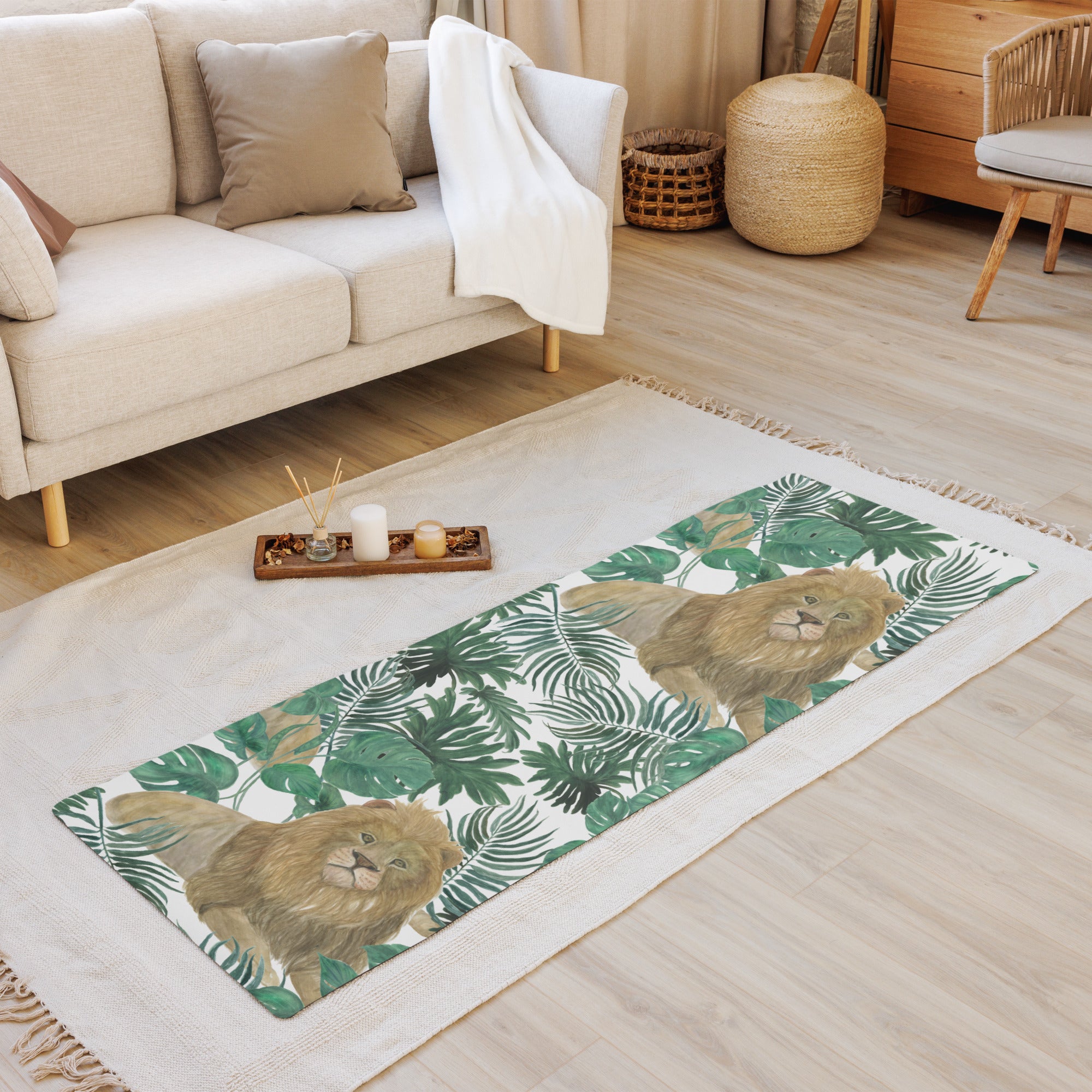 Lion Yoga Mat
