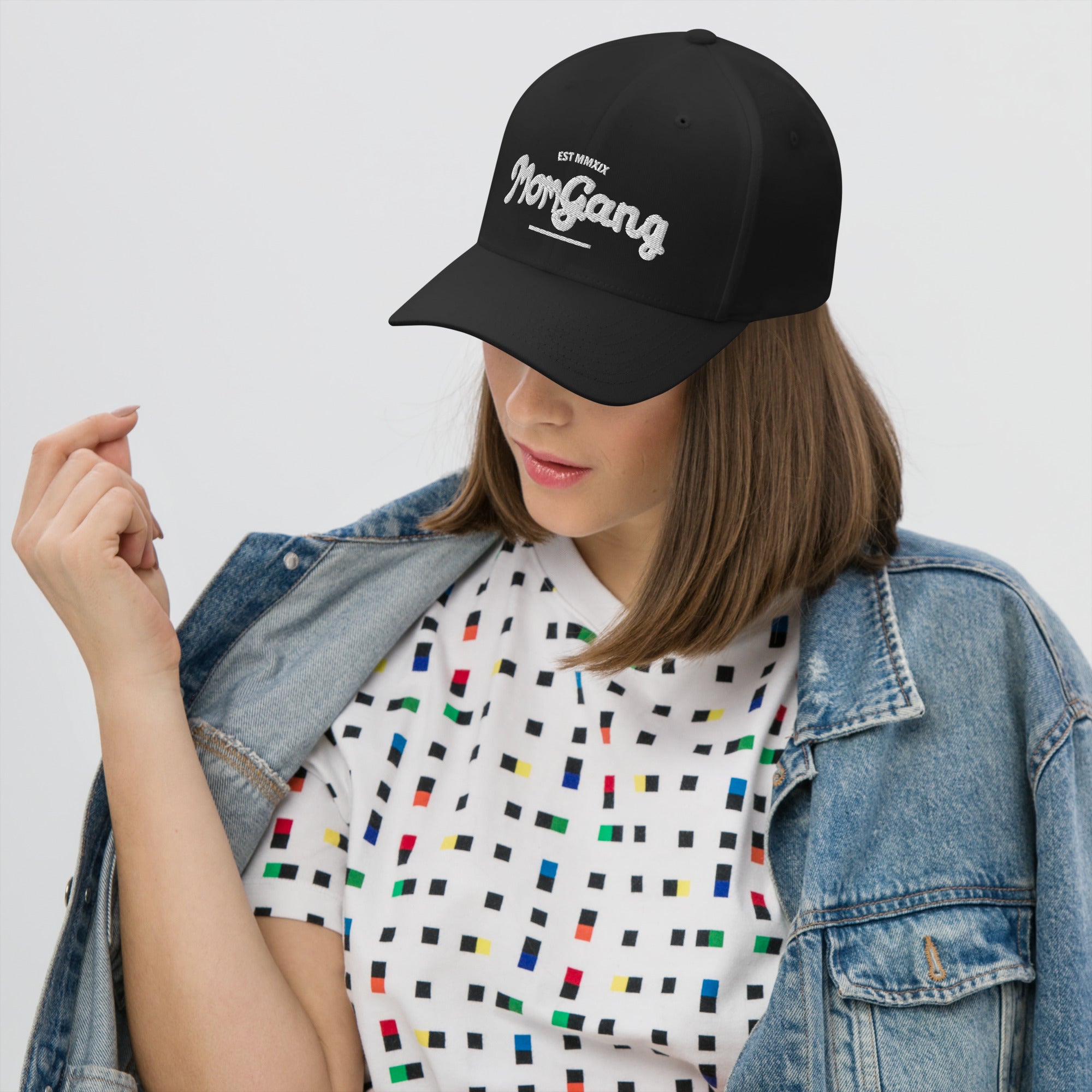 MomGang Embroidery Hat