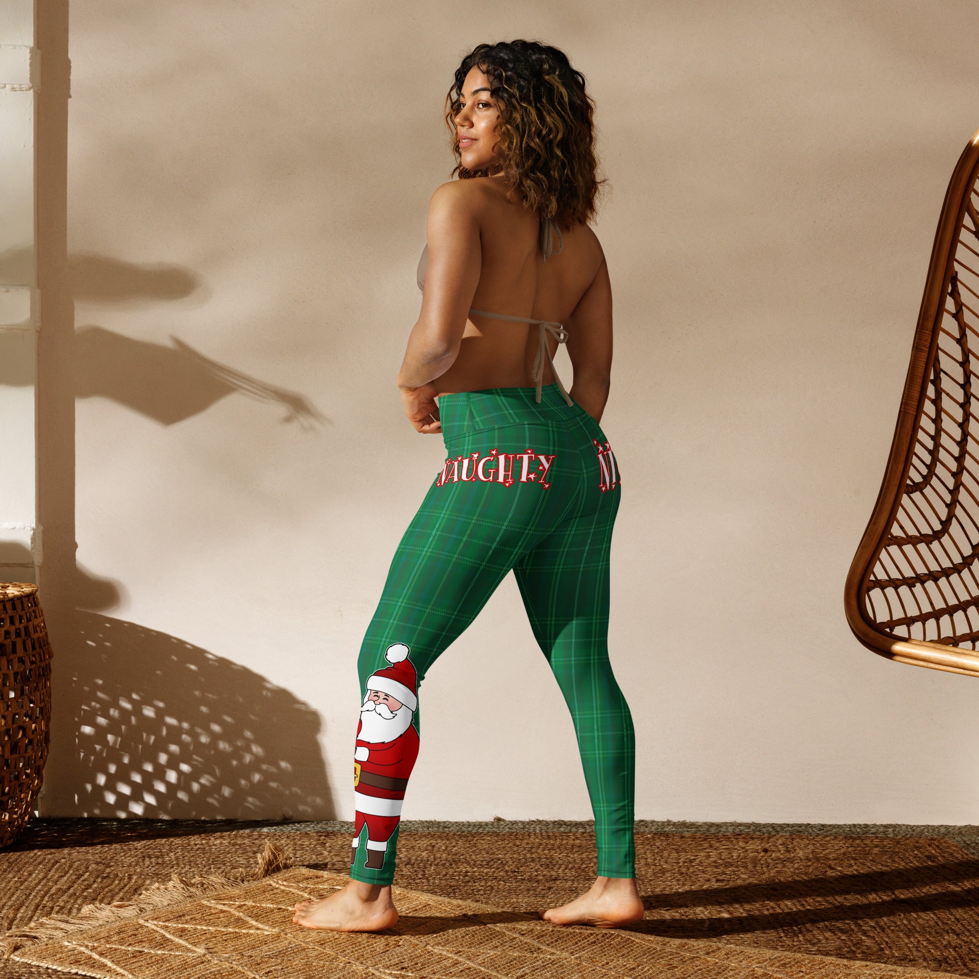Naughty or Nice Yoga Leggings