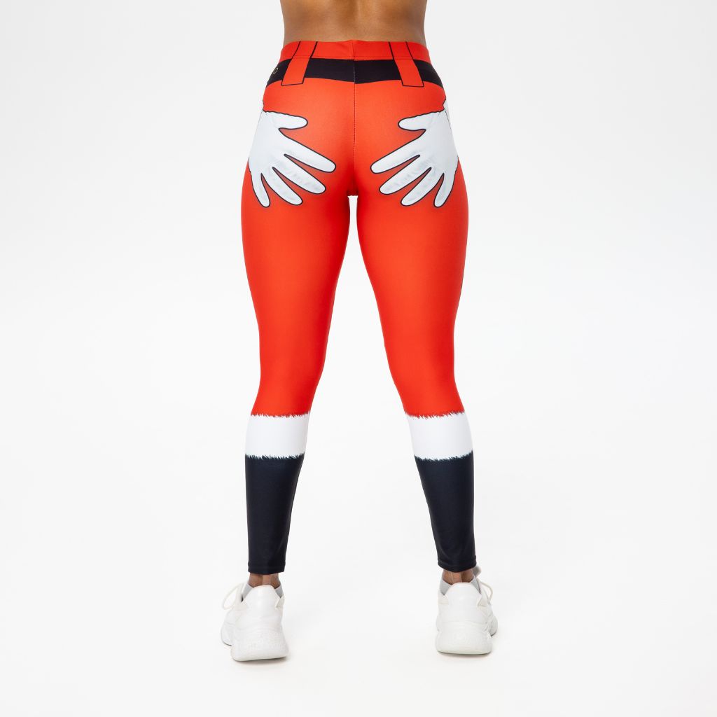 Naughty Santa Outfit Leggings