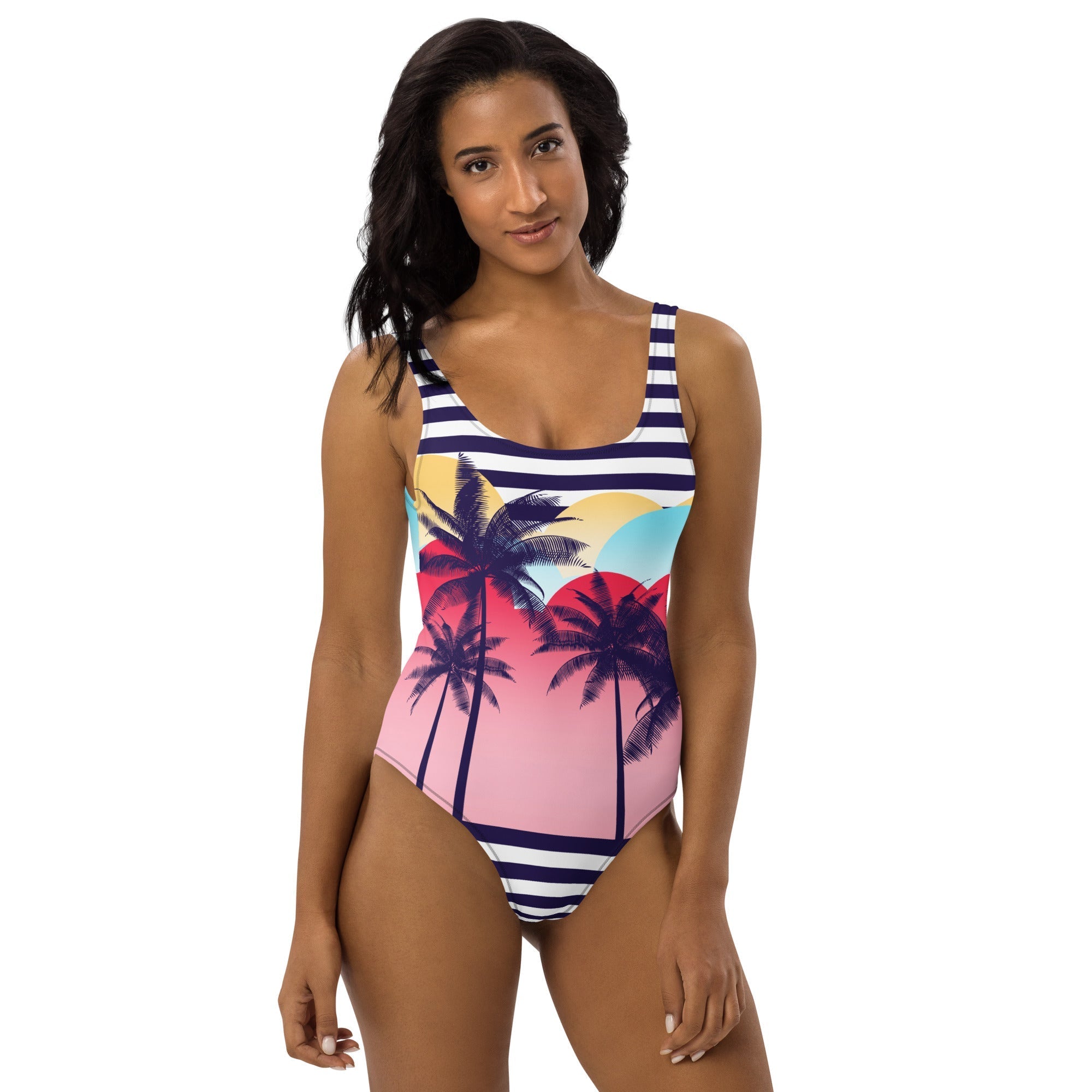 Palm Trees One-Piece Swimsuit