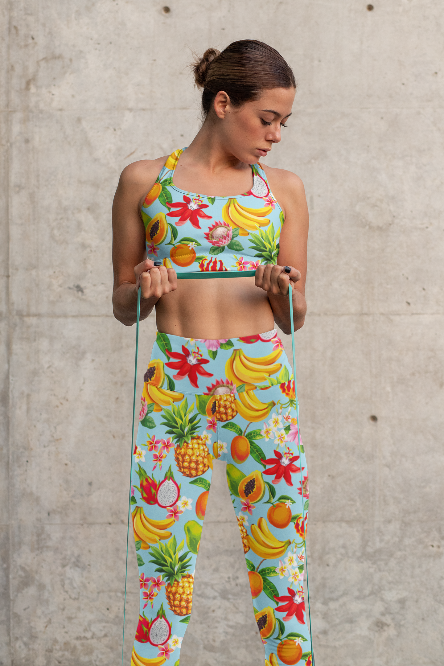 Paradise Fruits Yoga Leggings