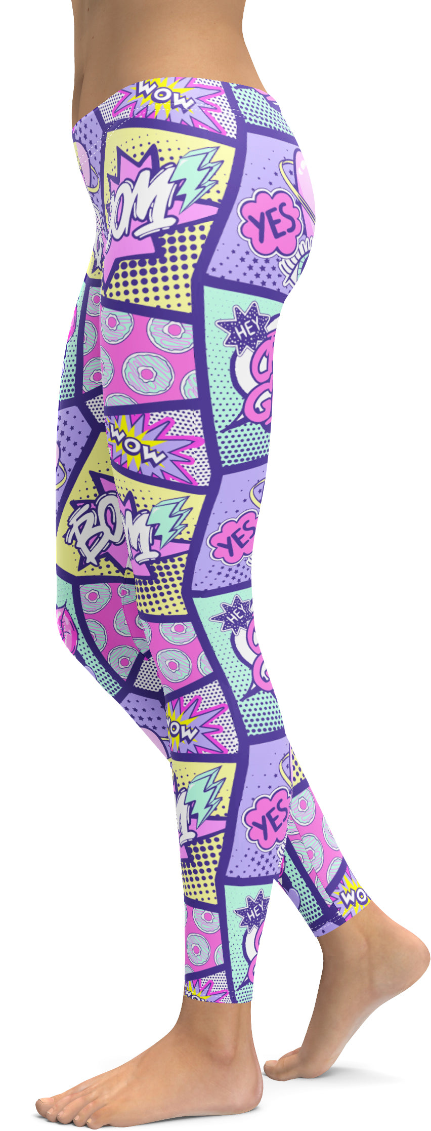 Pastel Comic Book Leggings