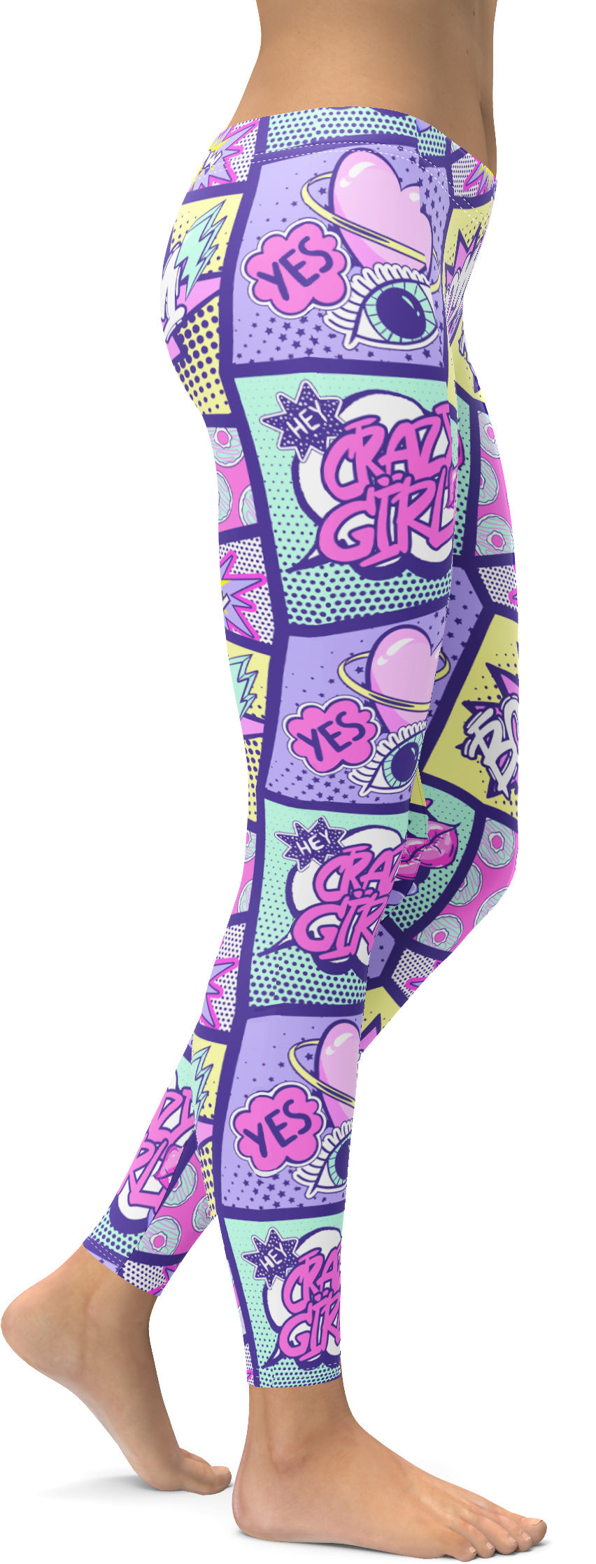 Pastel Comic Book Leggings