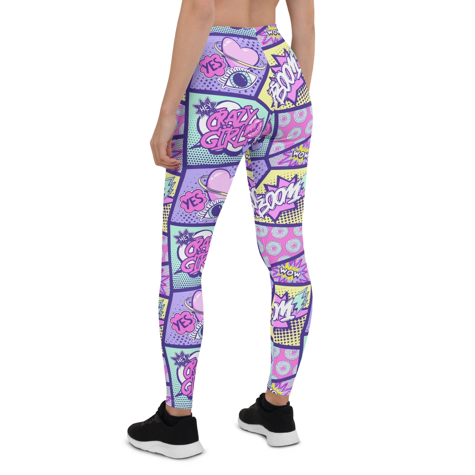 Pastel Comic Book Leggings