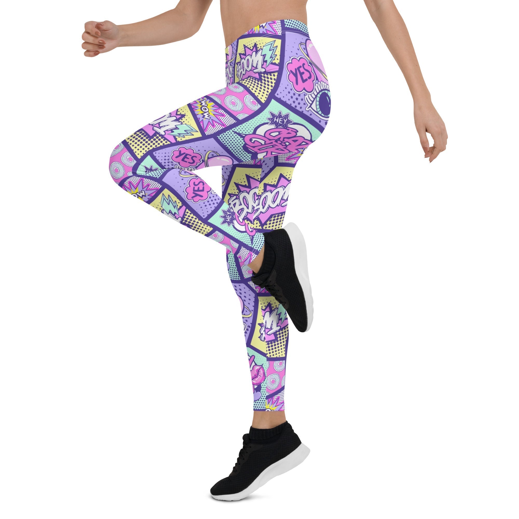 Pastel Comic Book Leggings