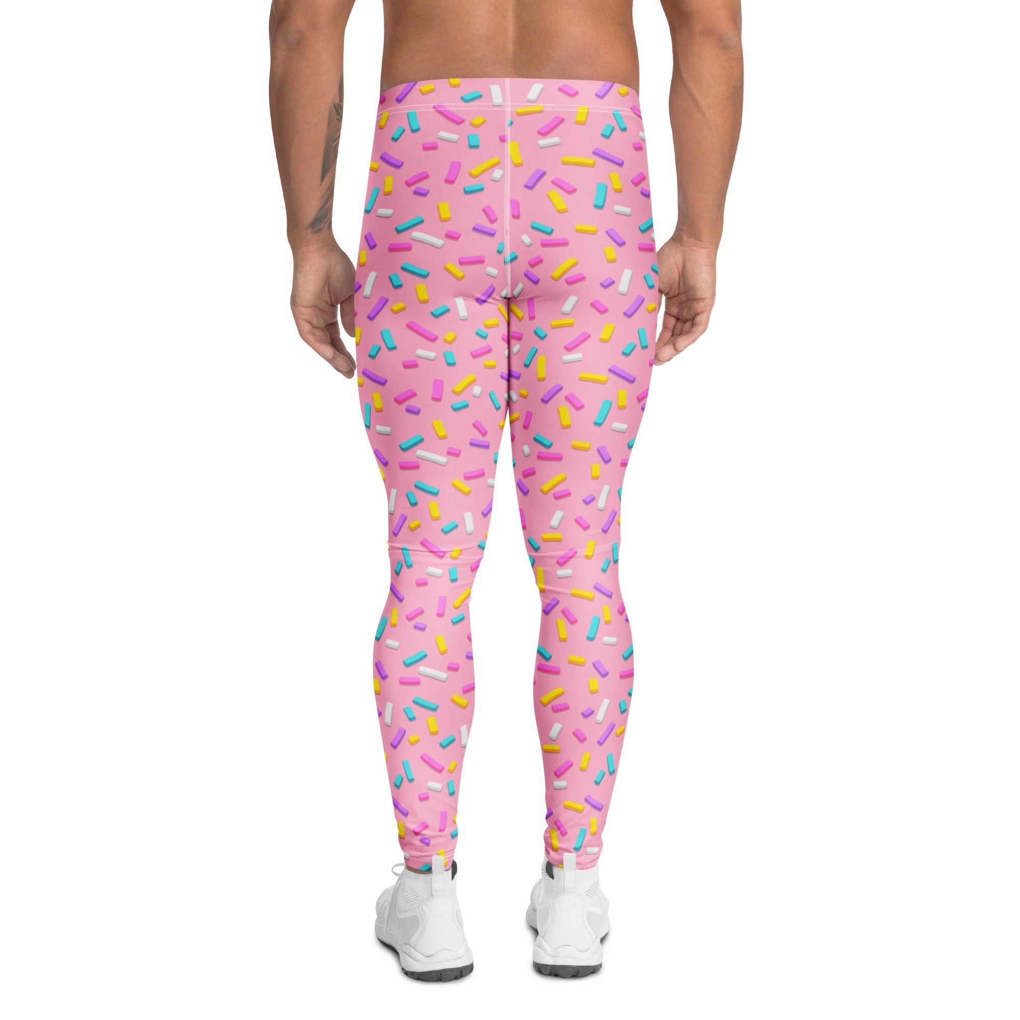 Pink Doughnut Glaze Men's Leggings