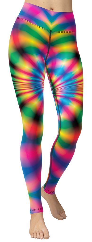 Psychedelic Rave Yoga Leggings