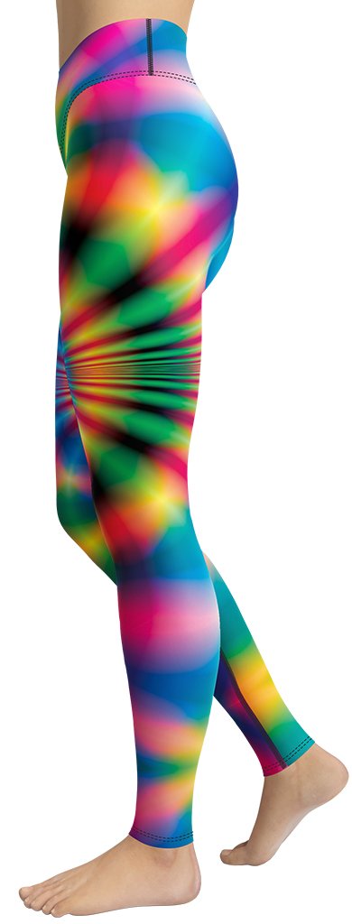 Psychedelic Rave Yoga Leggings