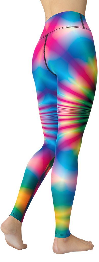 Psychedelic Rave Yoga Leggings