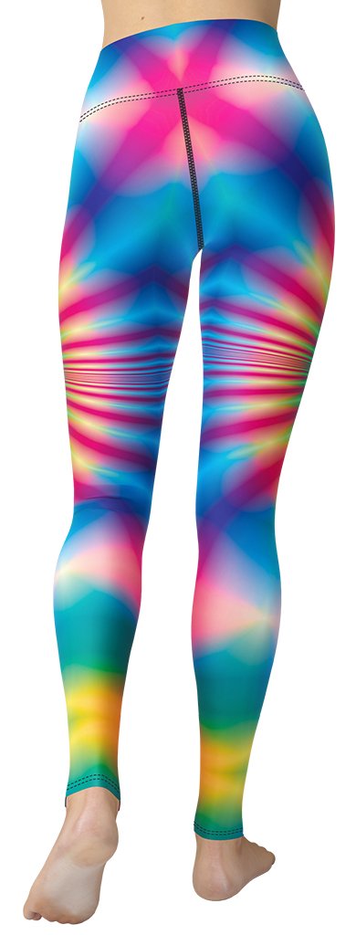 Psychedelic Rave Yoga Leggings