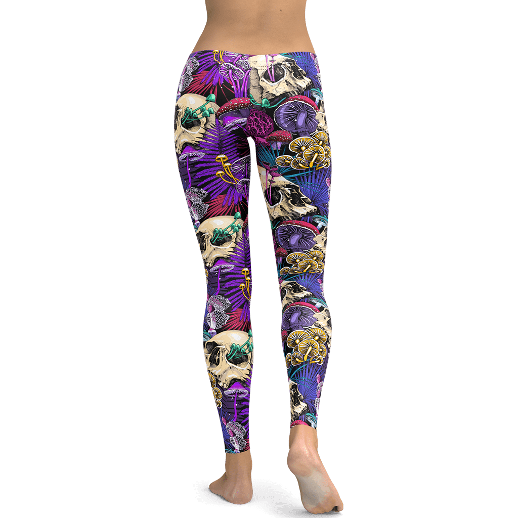Psychedelic Skulls Leggings