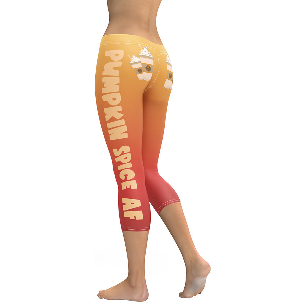 Pumpkin Spice AF Capris
