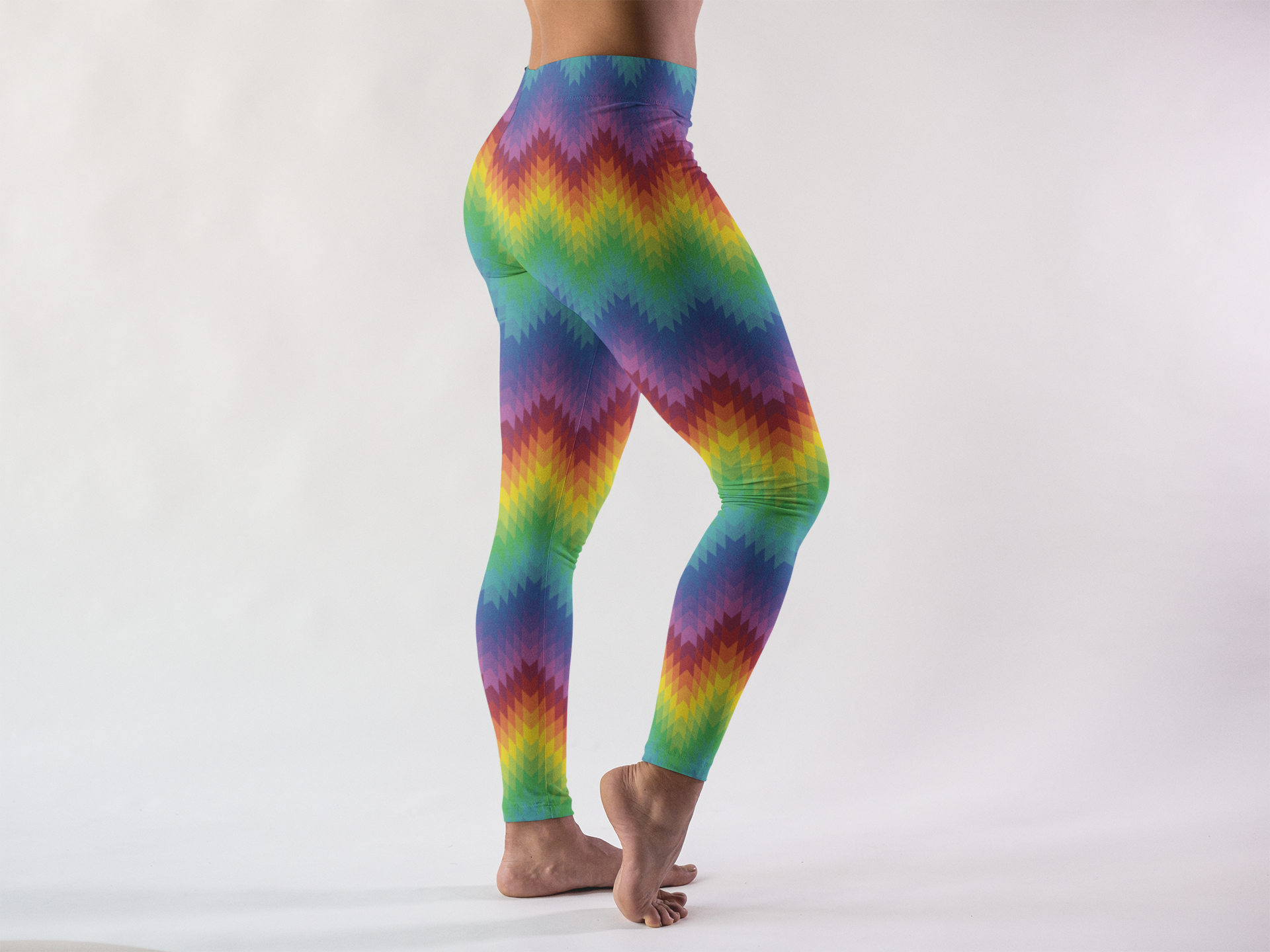 Rainbow Pattern Leggings