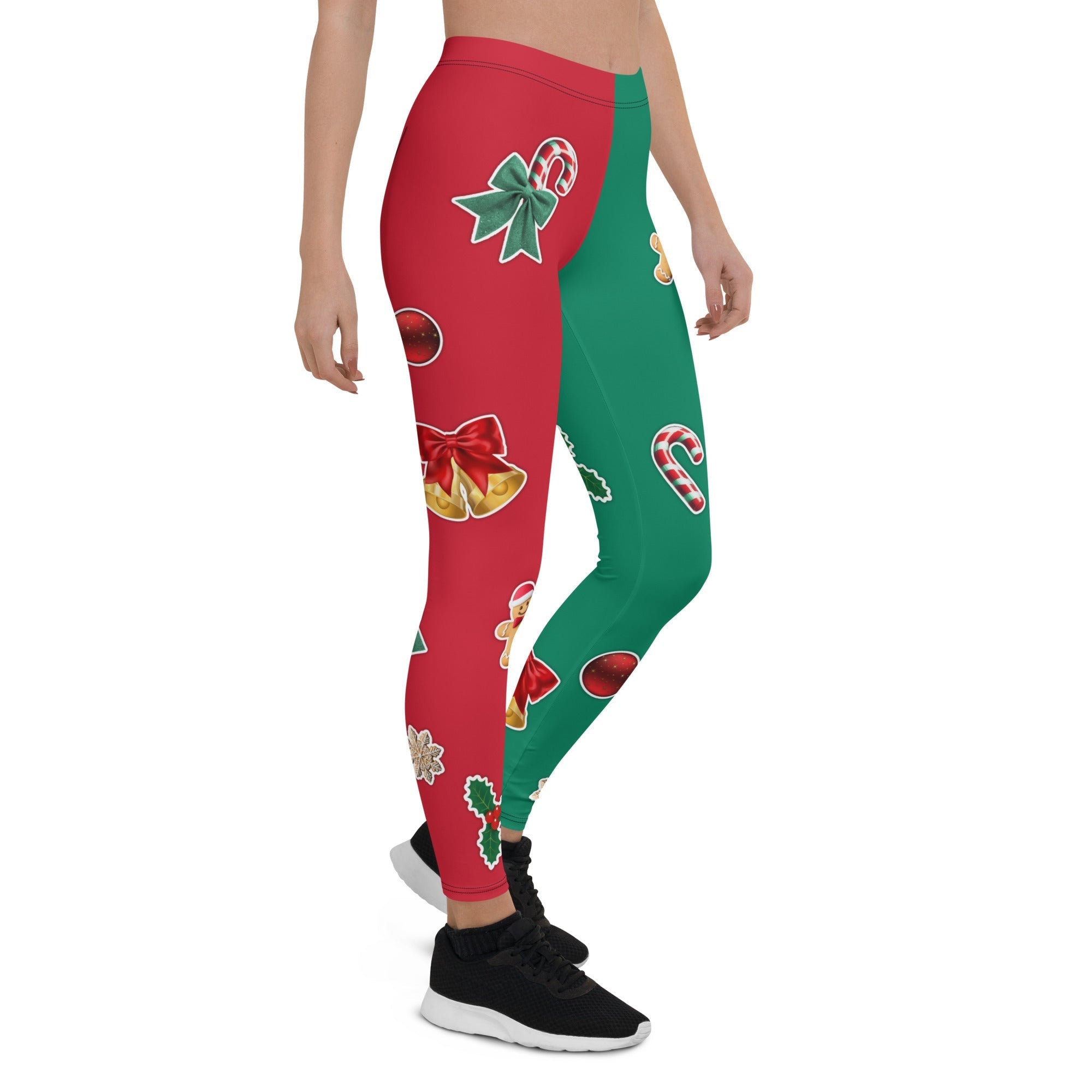 Red & Green Christmas Leggings