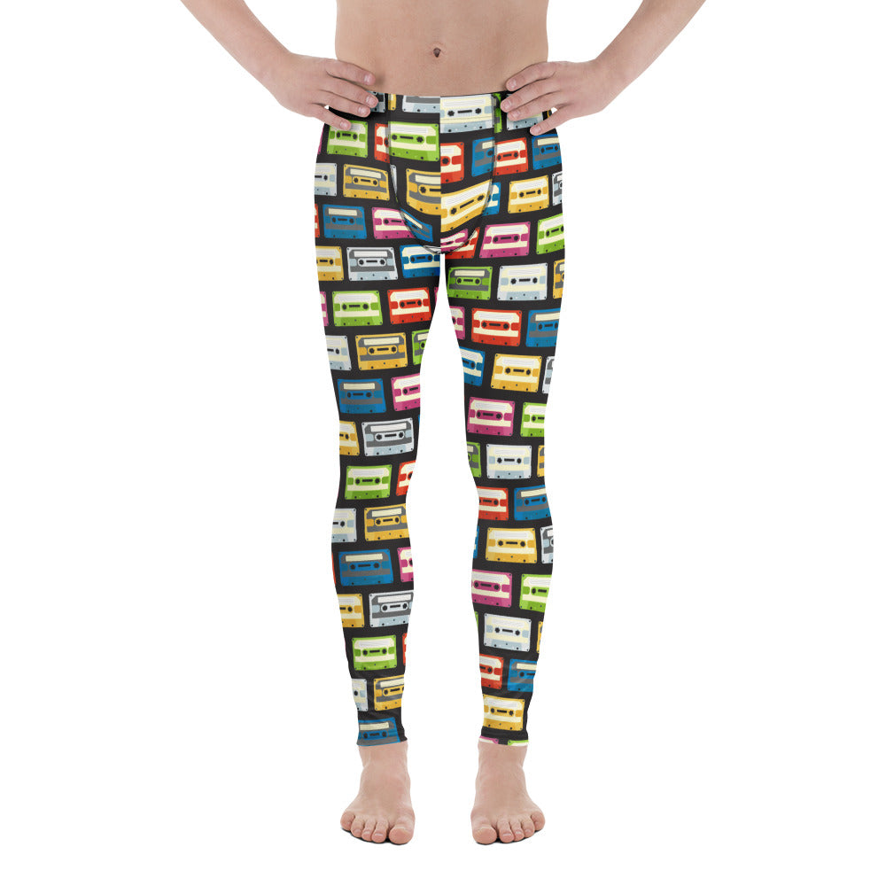Retro Cassette Men's Leggings