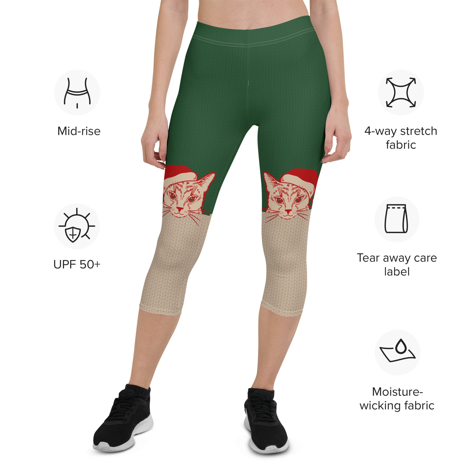 Santa Cat Capris