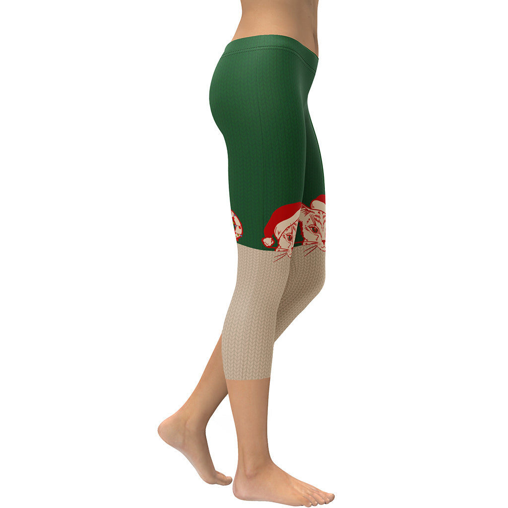 Santa Cat Capris