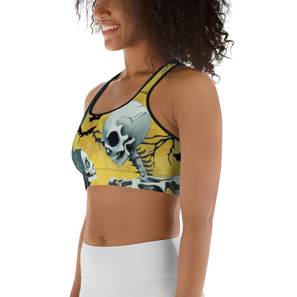 Skeleton and Zombie Sports Bra