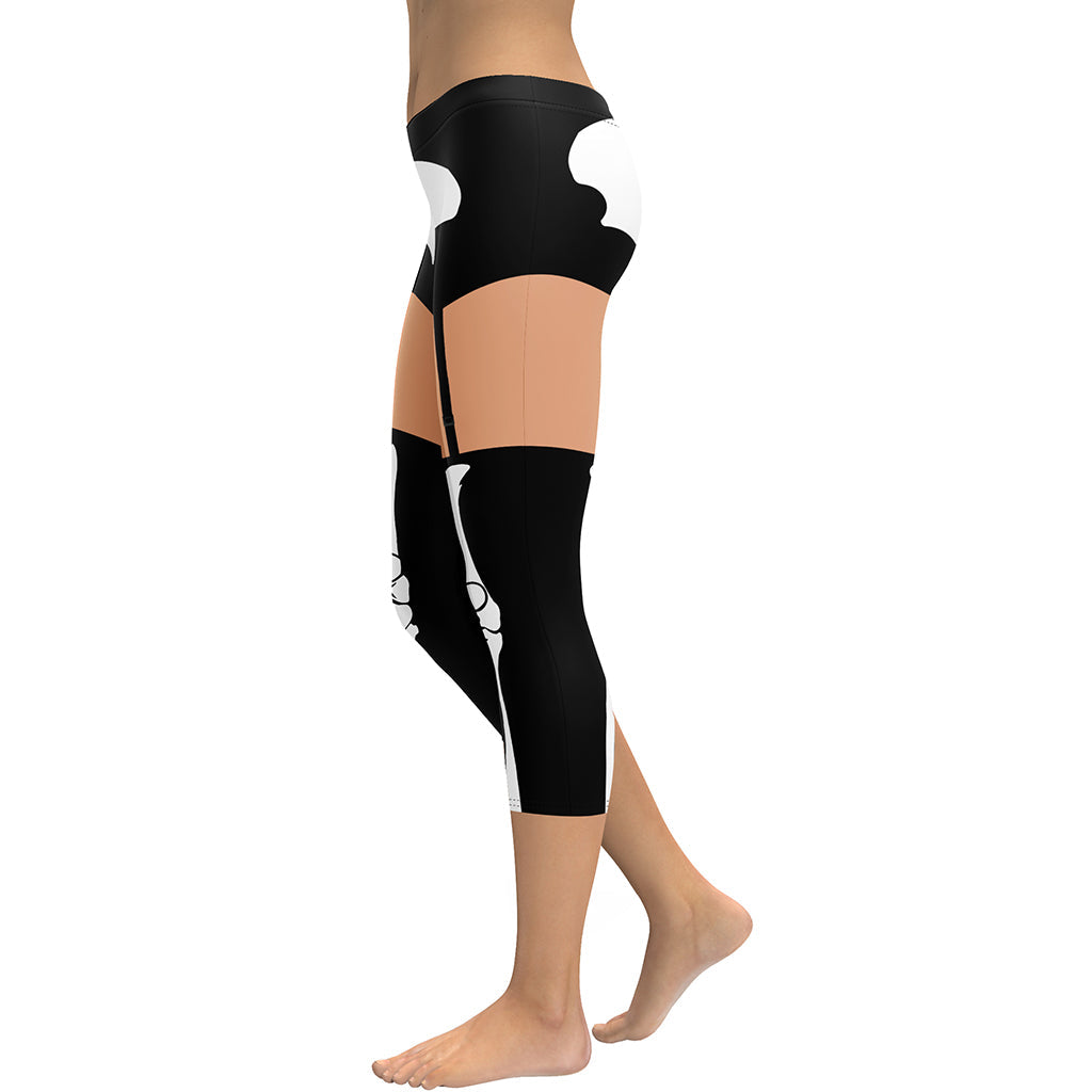 Skeleton Shorts Capris