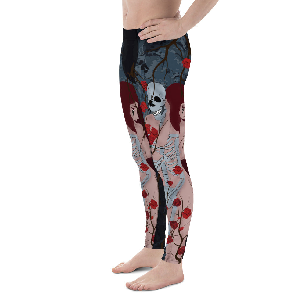 Skeleton & Woman Men's Leggings