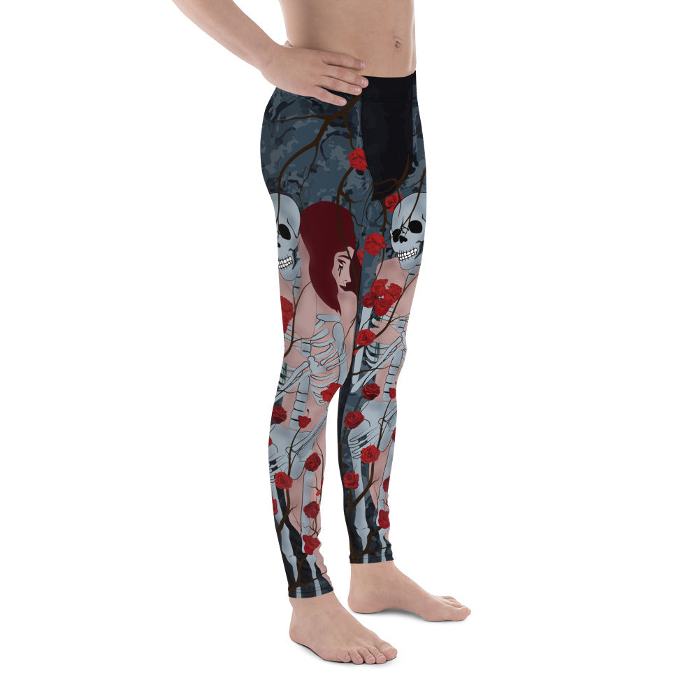 Skeleton & Woman Men's Leggings
