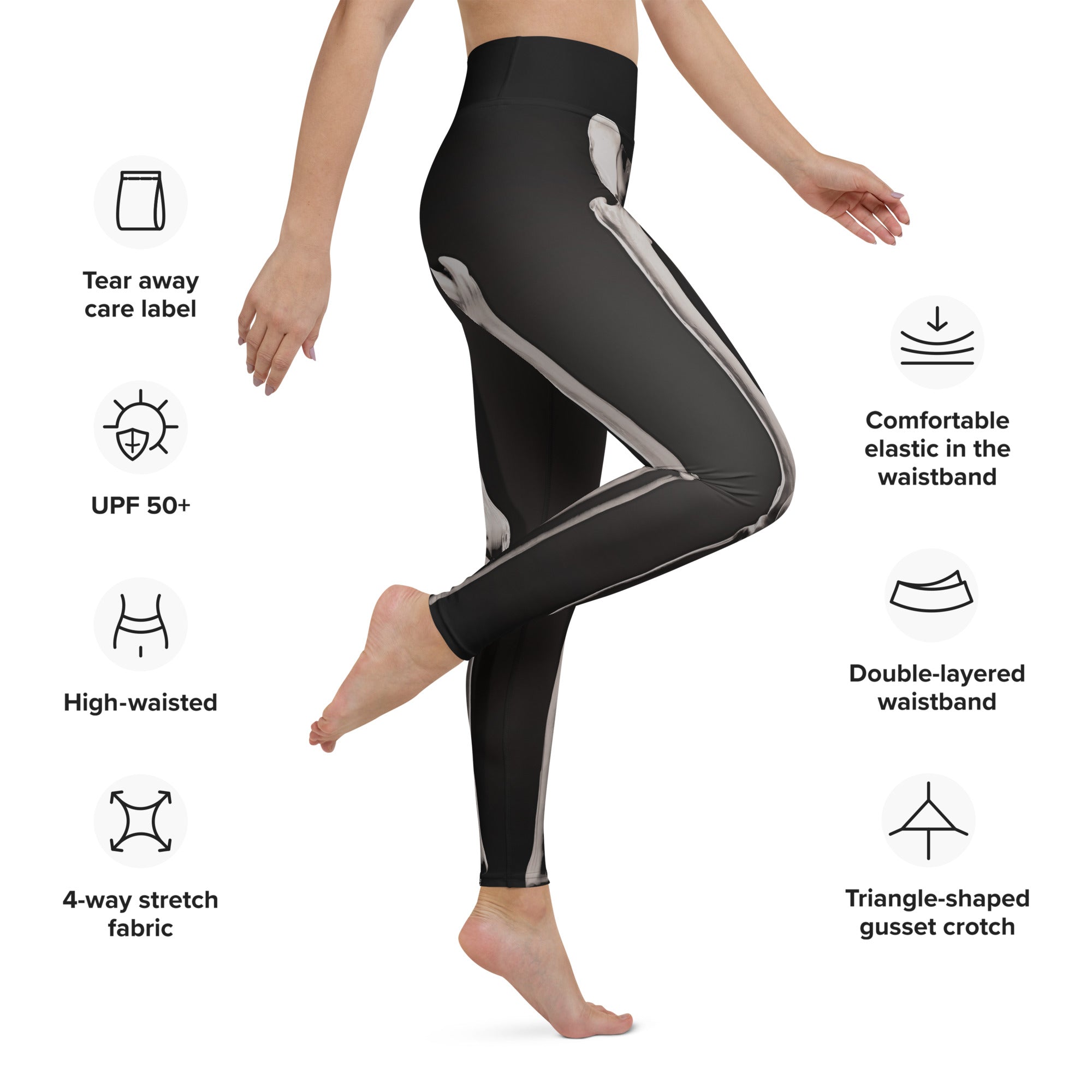 Skeleton Yoga Leggings