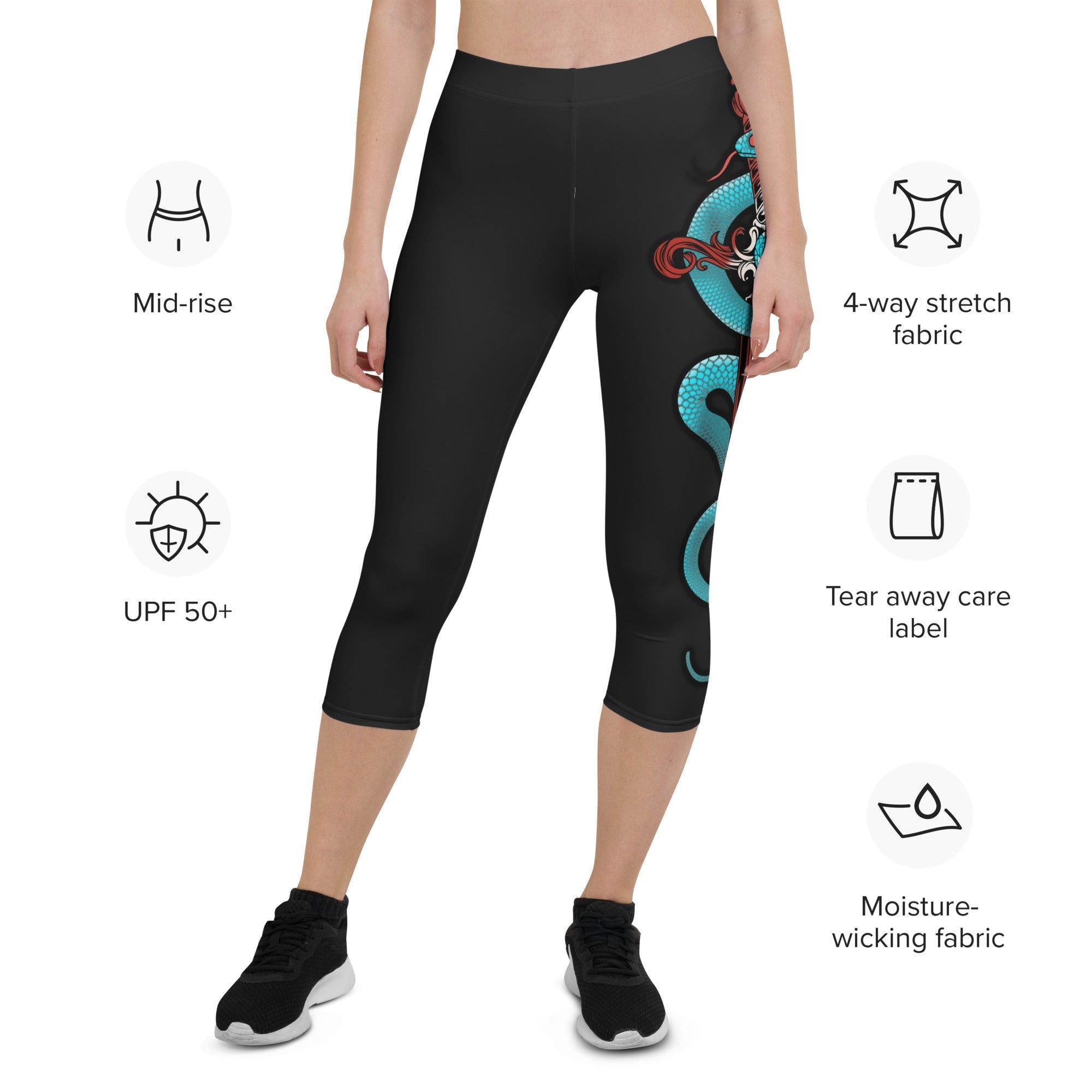 Snake & Sword Capris