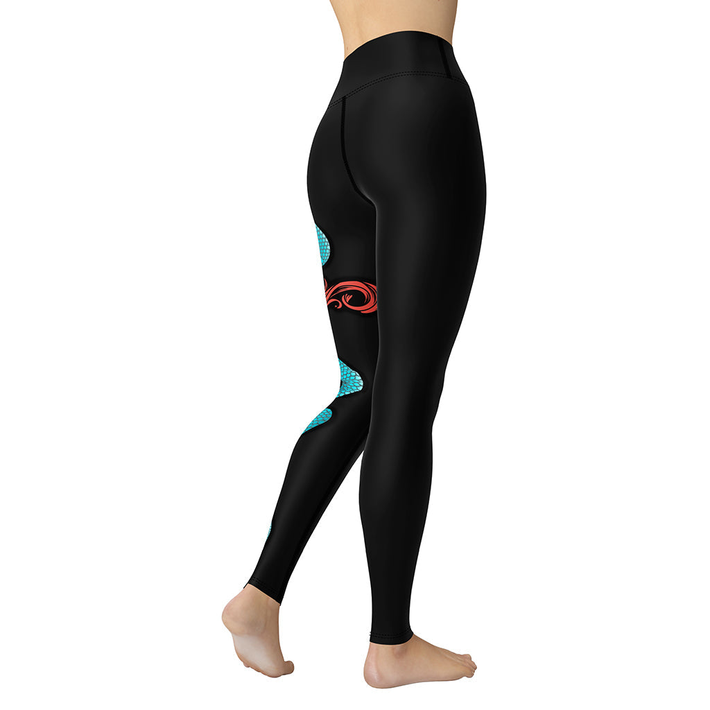 Snake & Sword Yoga Leggings