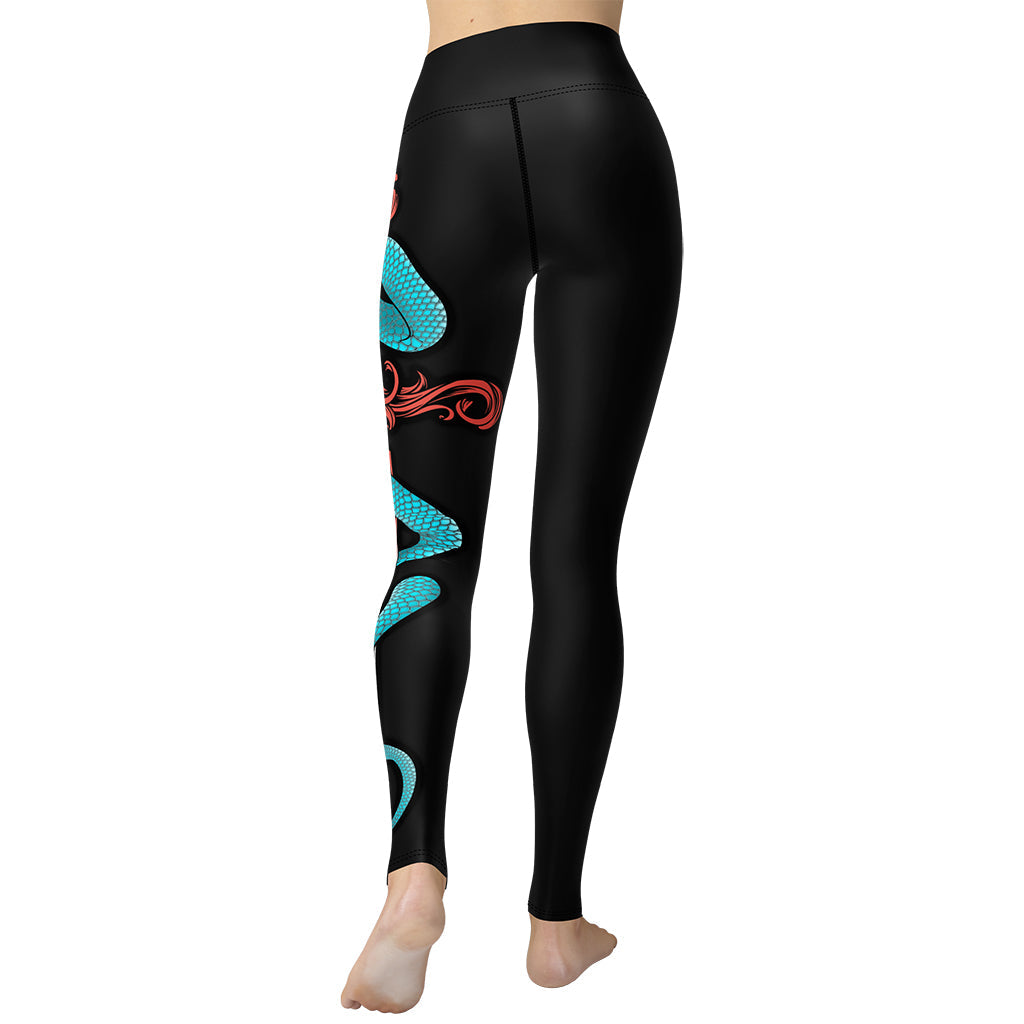 Snake & Sword Yoga Leggings