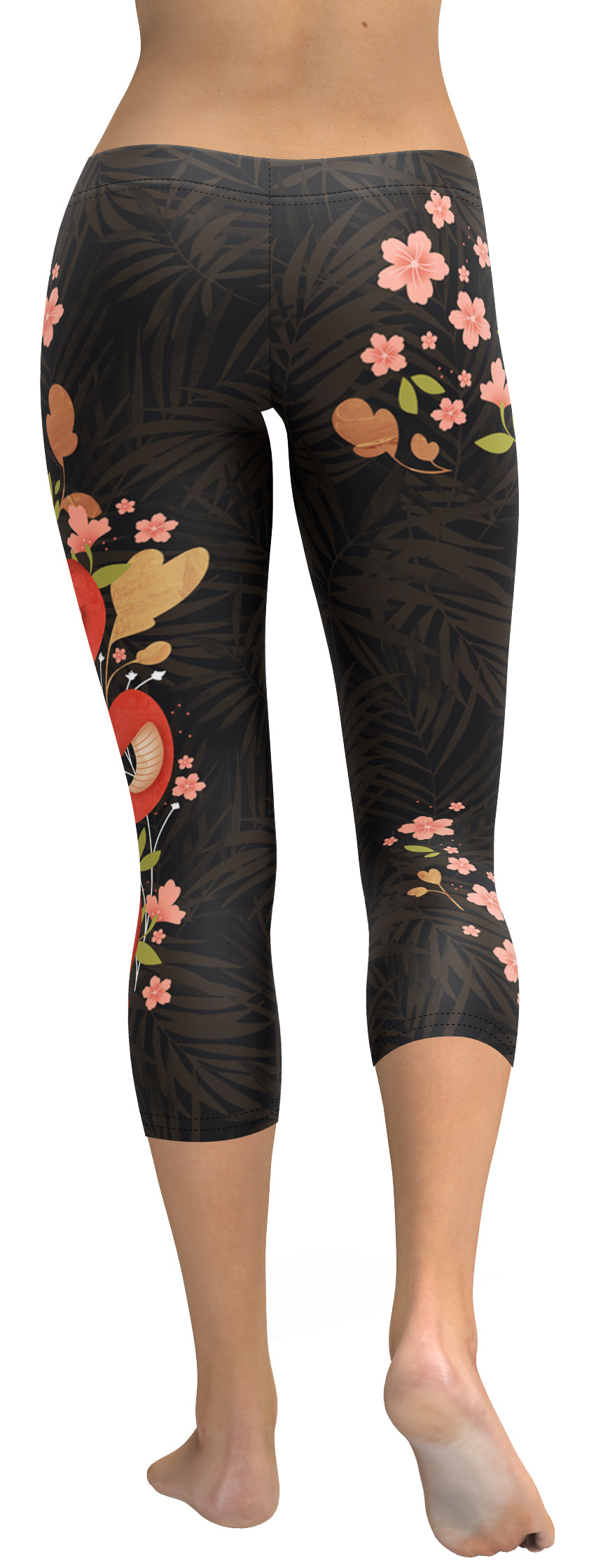 Snakes & Flowers Capris