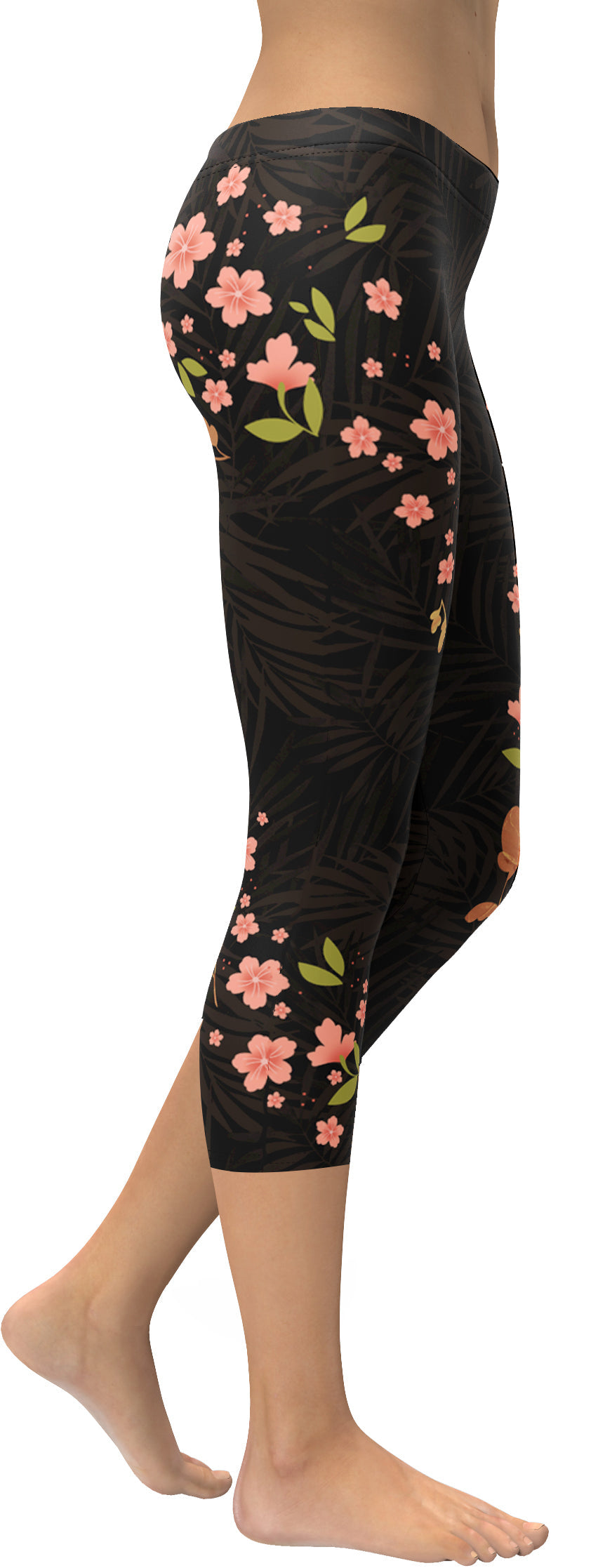 Snakes & Flowers Capris