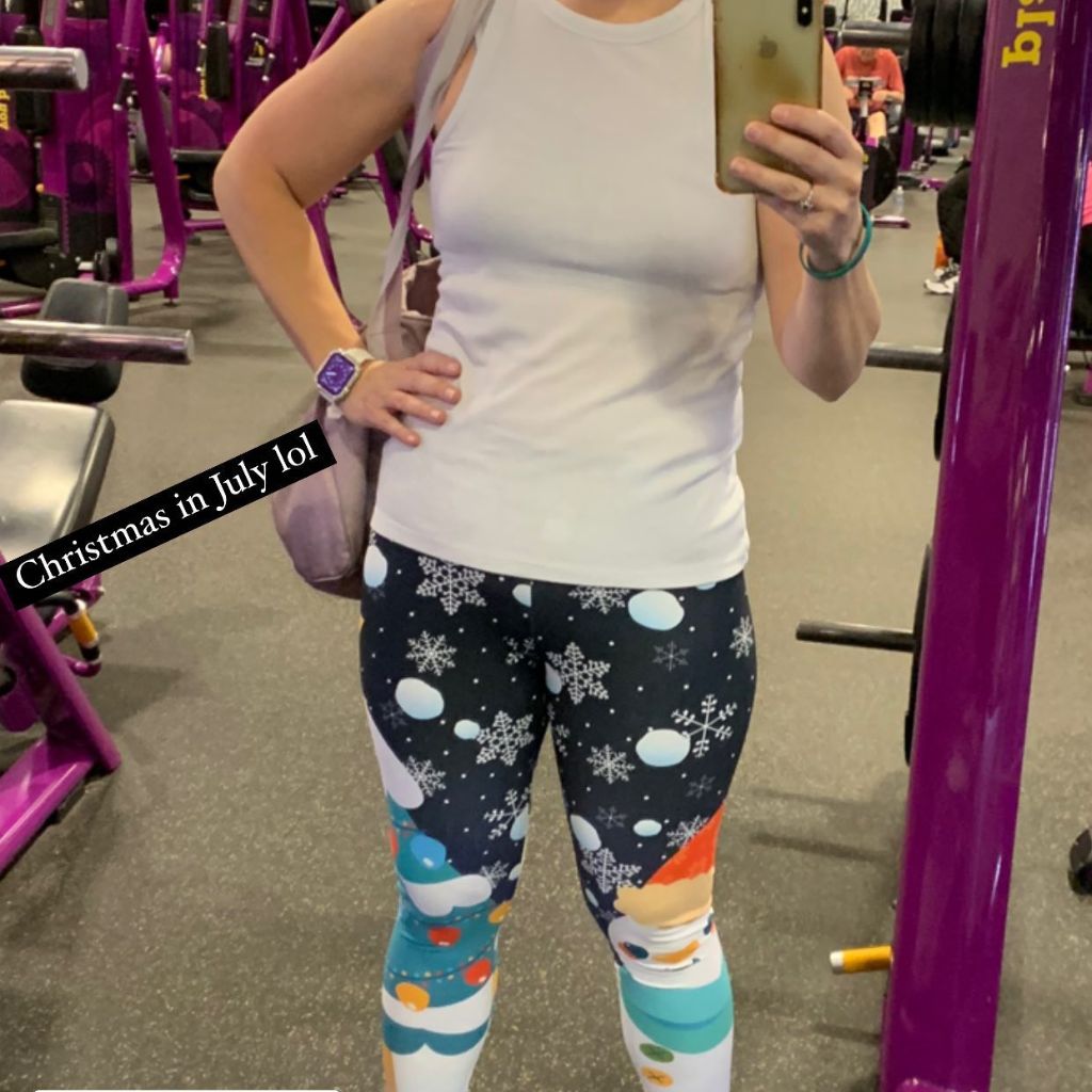 Snowy Christmas Leggings