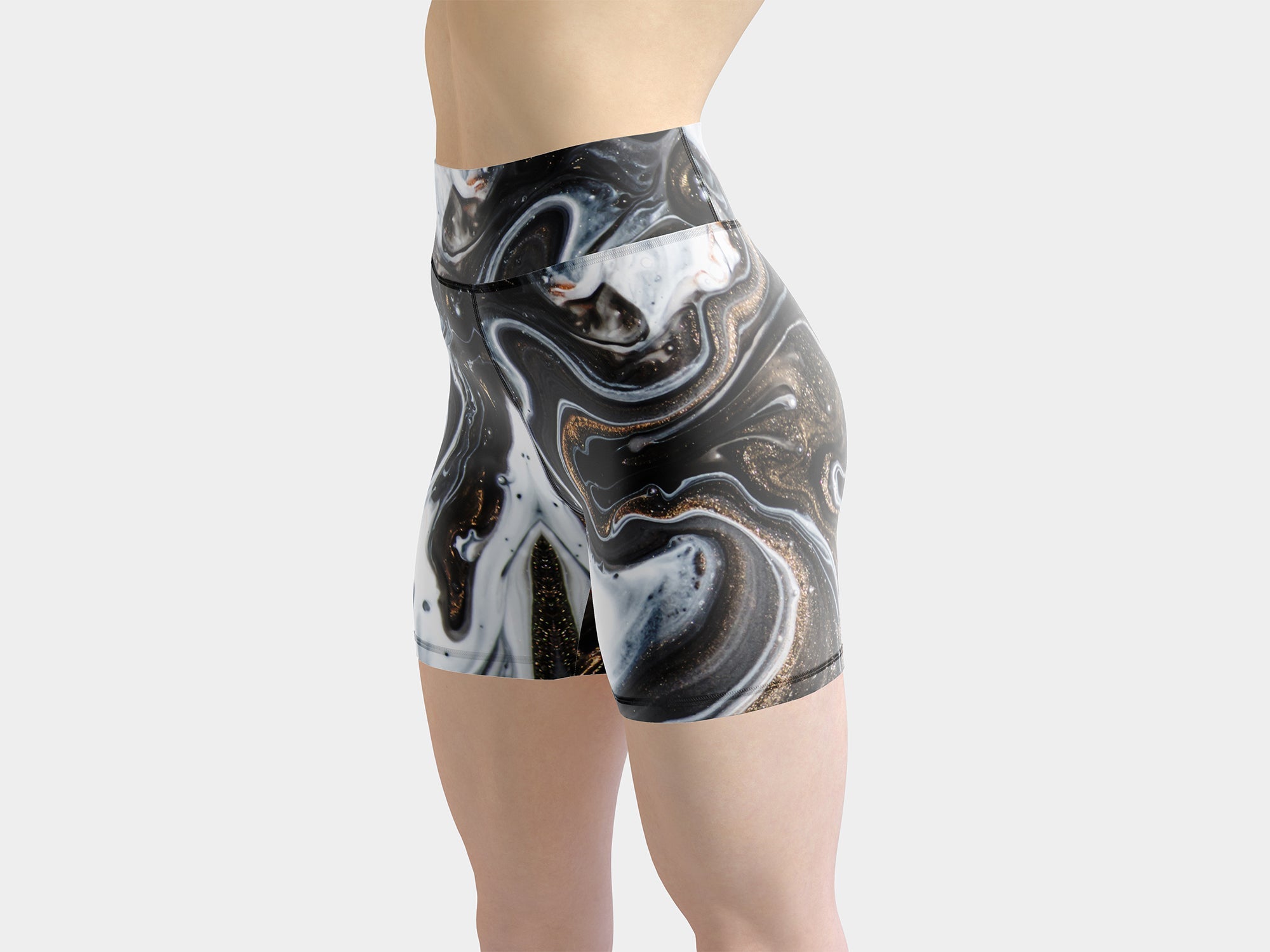 Speck of Gold Yoga Shorts