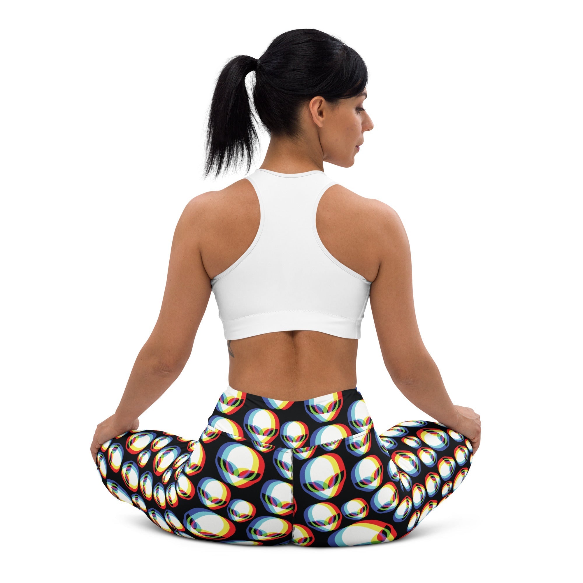 Trippy Alien Yoga Leggings
