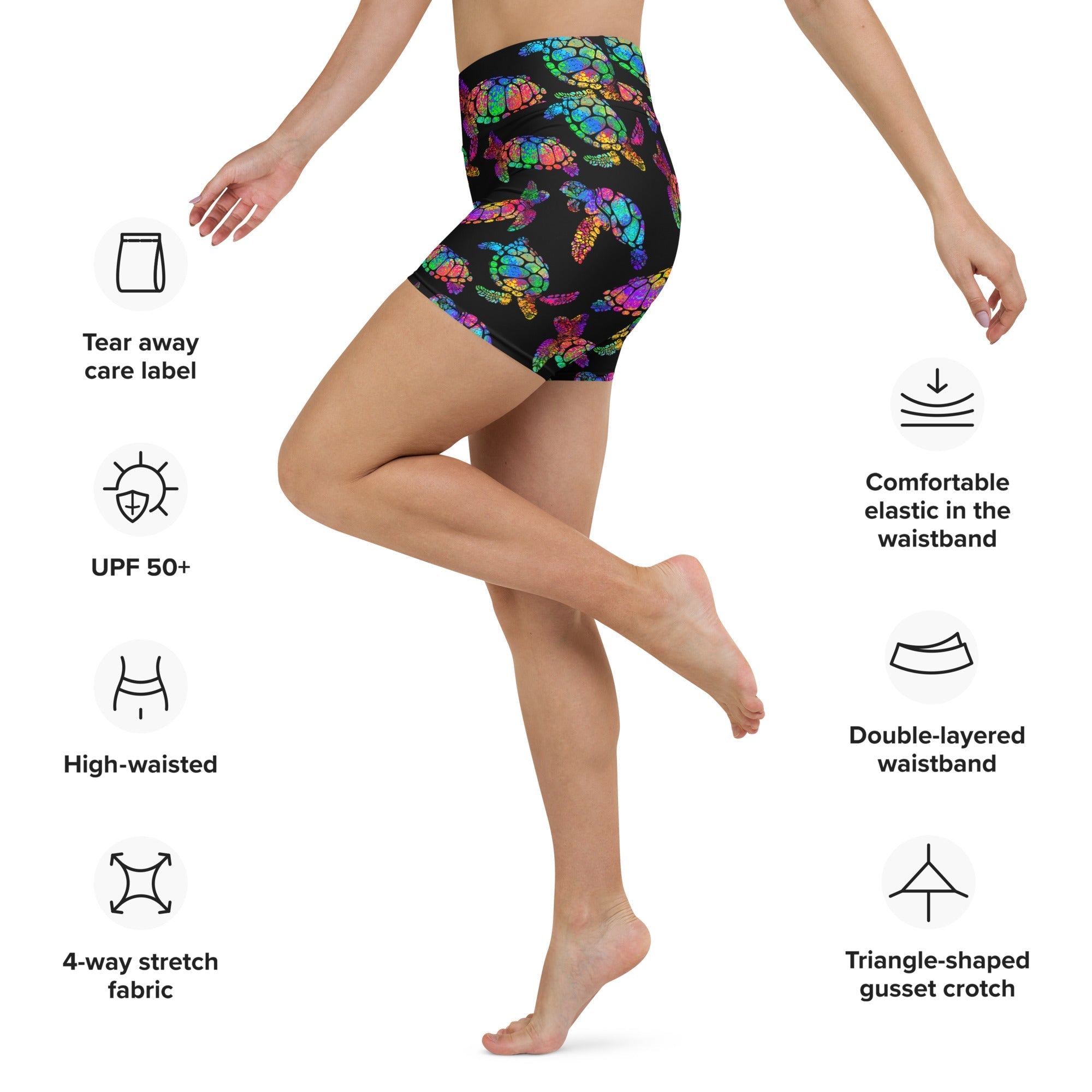 Turtle Yoga Shorts