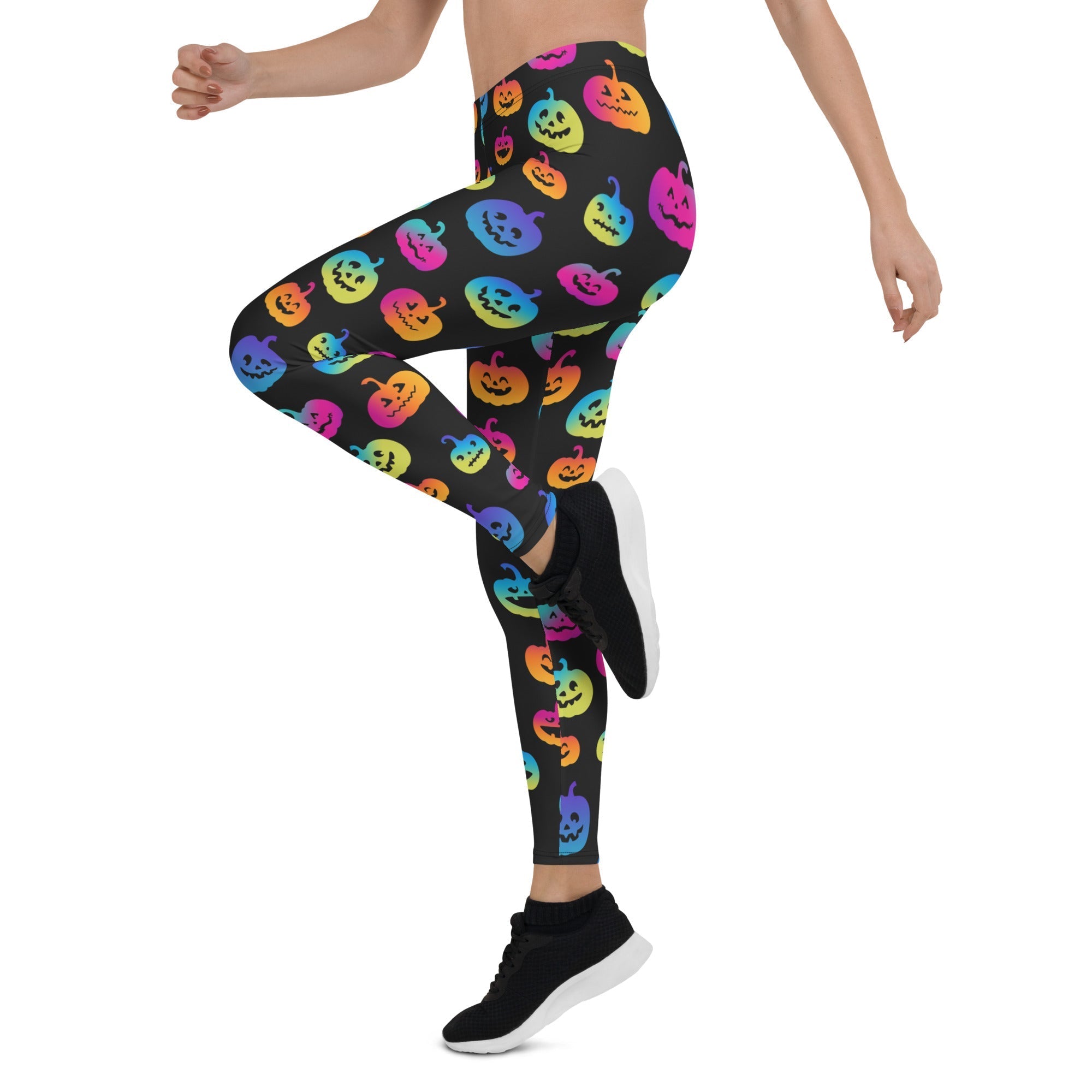 Vibrant Jack O'Lanterns Leggings