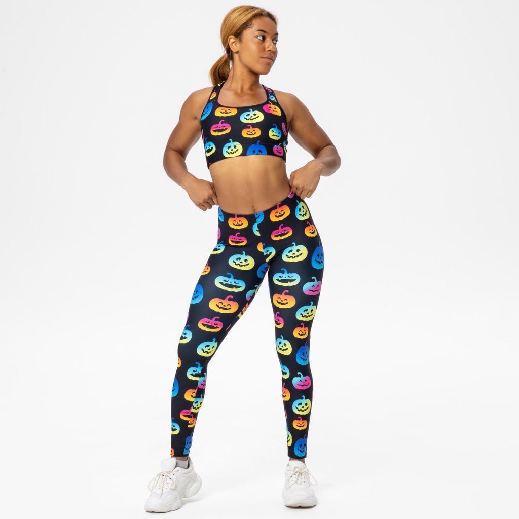 Vibrant Jack O'Lanterns Leggings