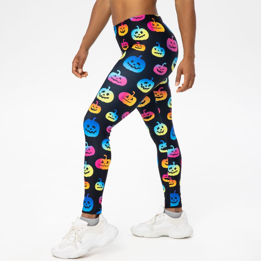 Vibrant Jack O'Lanterns Leggings