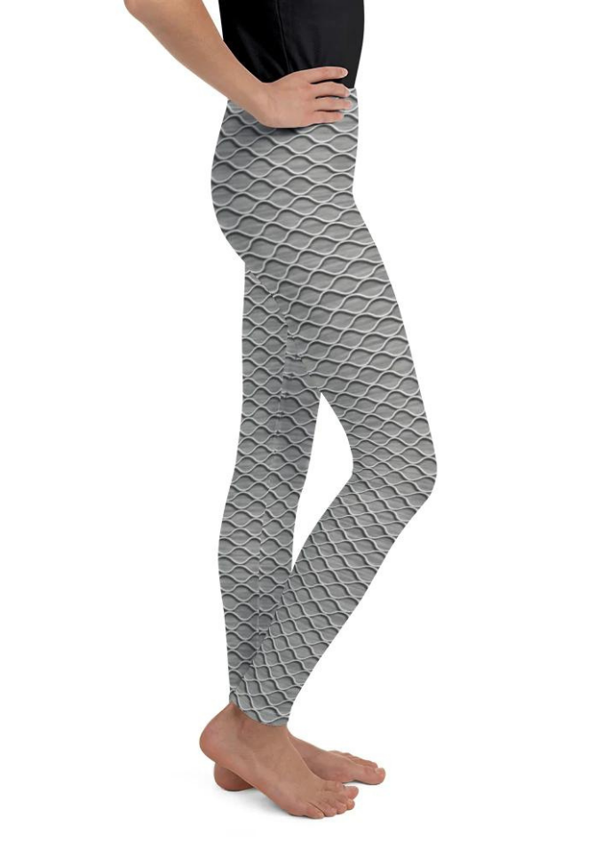 Anti Cellulite Pattern Youth Leggings