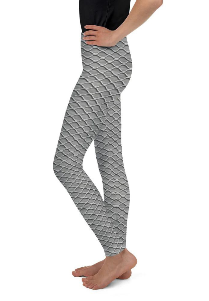Anti Cellulite Pattern Youth Leggings