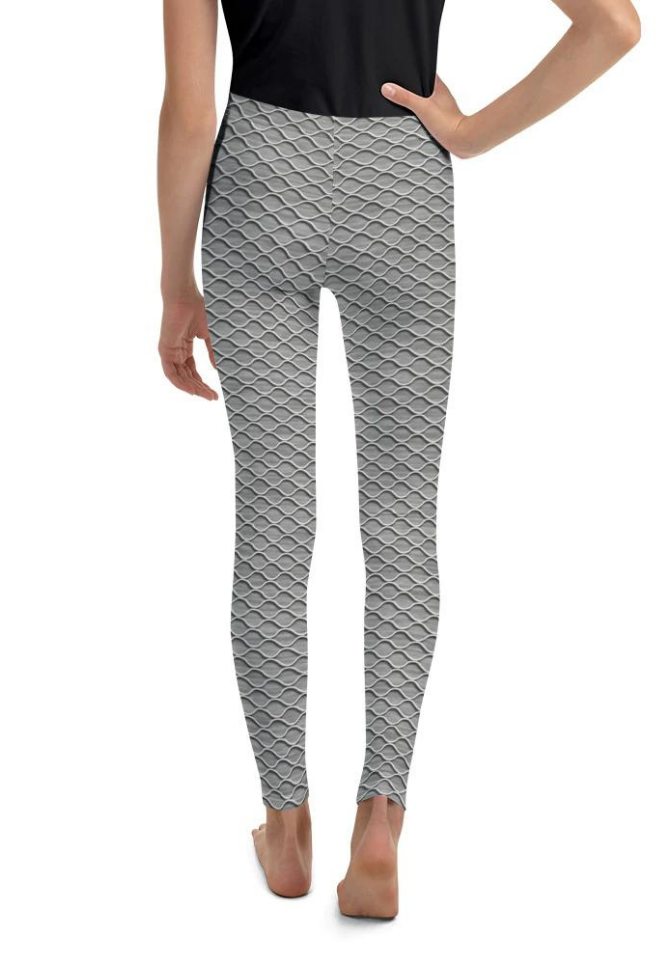 Anti Cellulite Pattern Youth Leggings