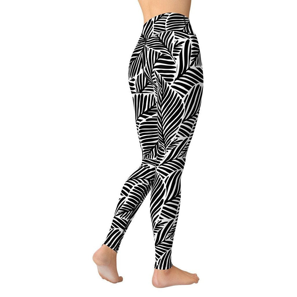 Black & White Yoga Leggings