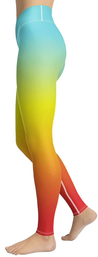 Bohemian Rainbow Yoga Leggings