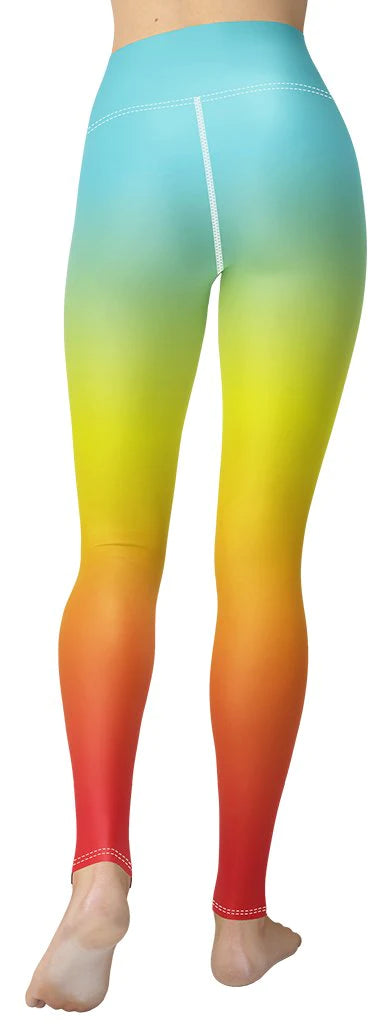 Bohemian Rainbow Yoga Leggings