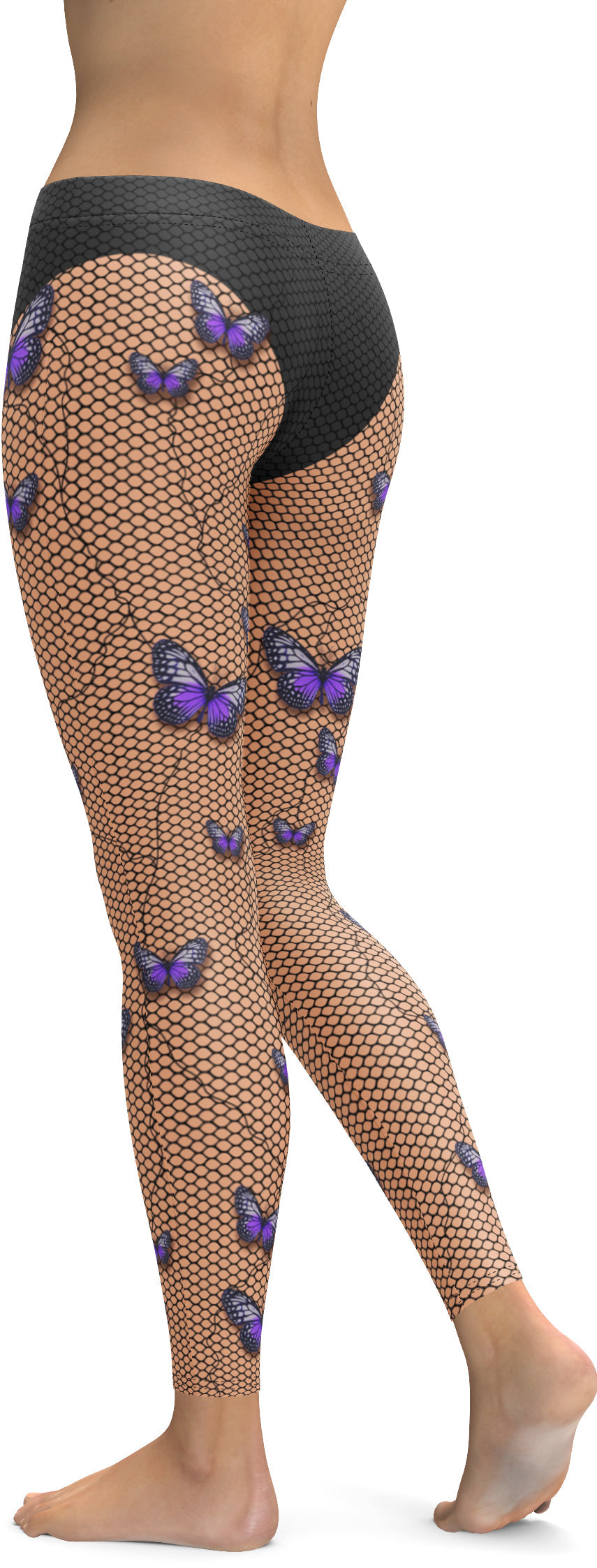 Bold Butterfly Mesh Leggings