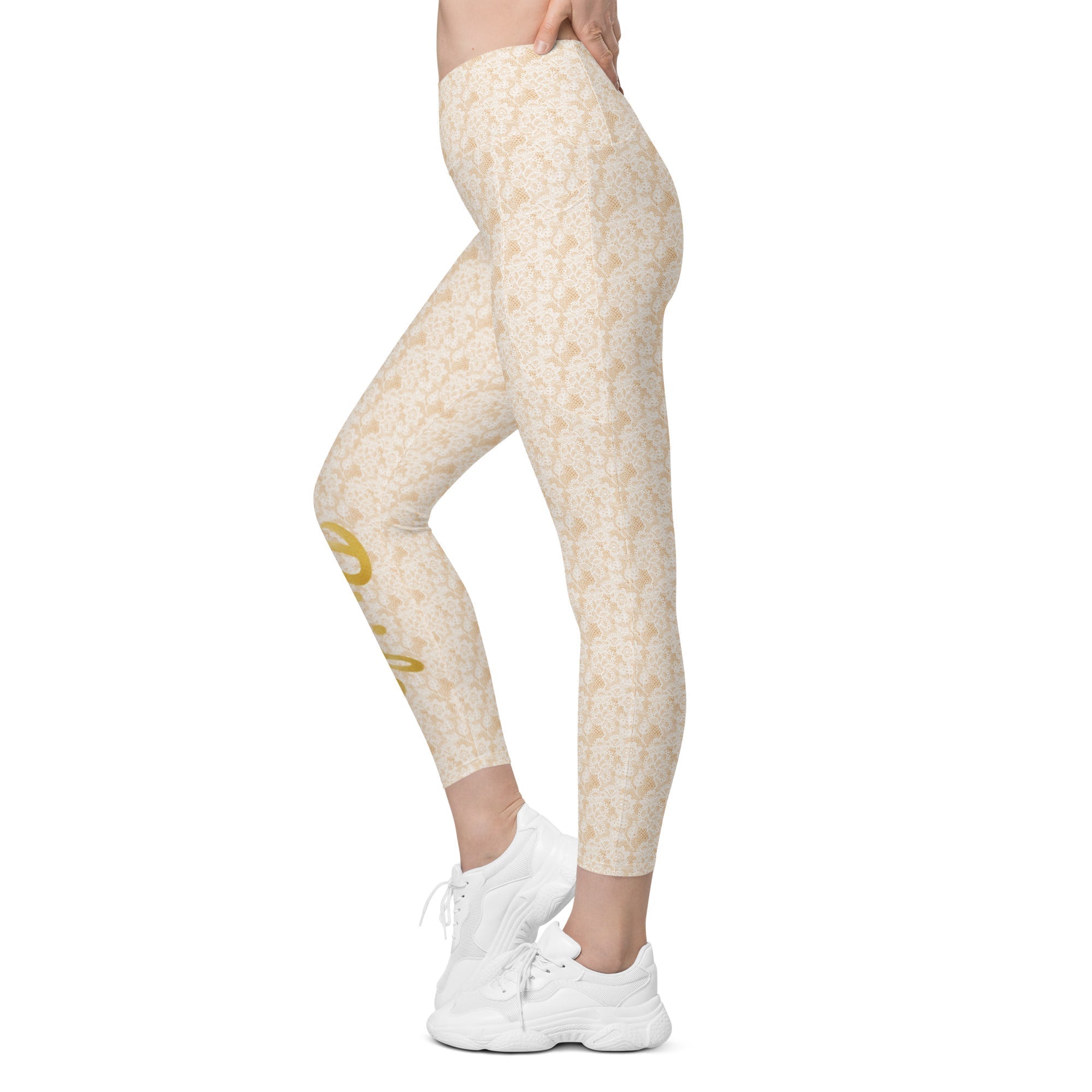 Bride Crossover Leggings With Pockets